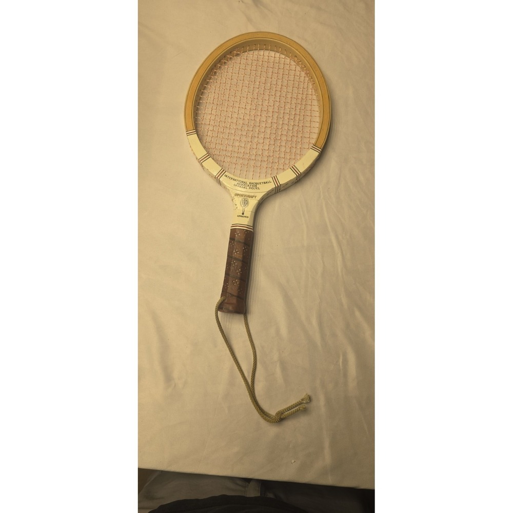 VTG Sportcraft International Racquetball Association Racket 60's Official Model